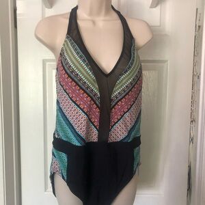 Bleu Rod Beattie 1 Piece Swimsuit Size 14 BNWT